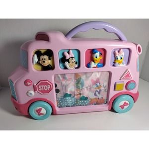 Kiddieland Disney minnie Mouse & Friends Interactive School Bus